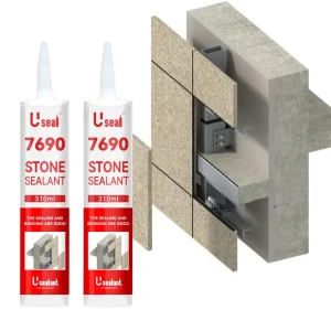 High Low Temperature Acid Alkali Resistant Non pollution White Silicone Sealant Adhesive Special Waterproof Stone Marble Glue
