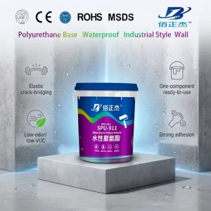 High Performance Waterproof Polyurethane Coating Liquid Rubber Membrane Paint for Concrete Roofs Basement Walls Wet Area Sealant