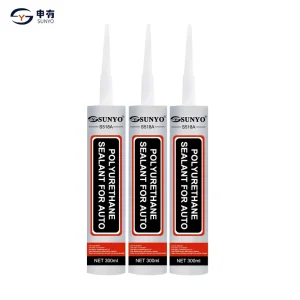 High Quality Auto Glass Car Windscreen Structural PU Sealant Polyurethane Adhesive Black Tube OEM Brand 310ml 600ml Construction