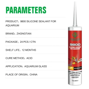 High Quality Clear Aquarium Fish Tank Silicone Sealant Non toxic Waterproof Free Silicone Adhesive Mixture Underwater Silicone