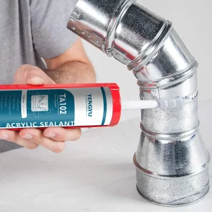 High Solid Grey Acrylic Air Conditioning Sealant 1 Gallon 4kg 6kg Water Based HVAC Duct Sealant