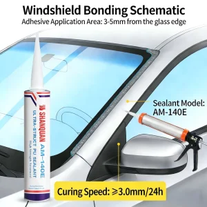 High-Speed Rail Polyurethane Sealant, High Initial Tack, Non-Sagging