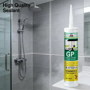 High Strength Acid Silicone Sealant Fast Curing Anti Mold Mildew Resistant Waterproof for Bathroom Shower Room Tile Construction