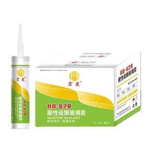 High-Tack Acetic Silicone Sealant for Crack Repair Glass Construction and Woodworking