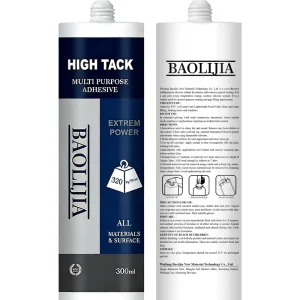 High-Tack Silicone Sealant for Construction, Exterior Wall Joints, Transportation, and Woodworking