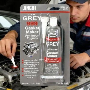High Temp 343℃ 650℉ RTV Silicone Gasket Maker Neutral Cure Engine Sealant Heat Resistant for Car Motor Repair
