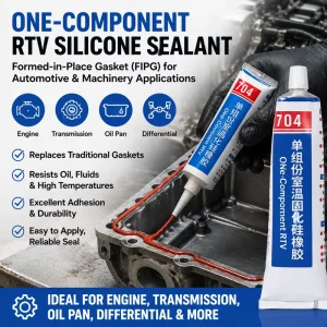 High Temp RTV Silicone Gasket Maker Sealant Black Color Adhesive Glue for Bonding&repair of Automotive Parts