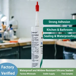 High-Temperature 100% RTV Silicone Sealant, Colored Structural Adhesive for Bathrooms, Fish Tanks and Aquariums