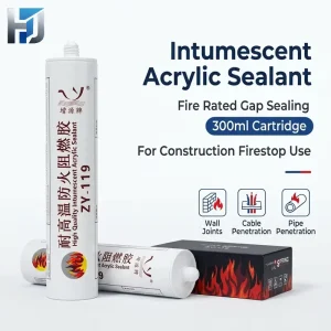 High Temperature Fireproof Acrylic Sealant for Building Gap Filling and Penetration Sealing