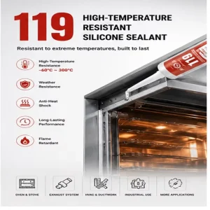 High Temperature Neutral RTV Silicone Sealant Heat Resistant for Construction and Automotive Use
