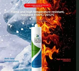 High Temperature Resistant 1100°C 2012°F Flame-Retardant Fireproof Waterproof Sealant for Boiler Engine Pipe Flange Joints