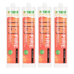 High Temperature Resistant Flame Retardant Silicone Sealant Fireproof Waterproof for High Temperature Equipment FV-0 Grade
