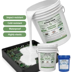 High Temperature Resistant White Two Parts Polyurethane Potting Compounds for Electronic PCB Encapsulation