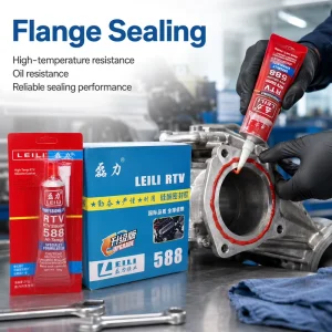 High Temperature Silicone Gasket Sealant for Automotive Engine Flange Joint and Leak Prevention