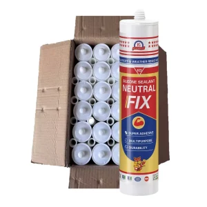 High Temperature Weather Resistant 100% Silicone Sealant for Construction OEM ODM 300ml Neutral Adhesive ISO Certified