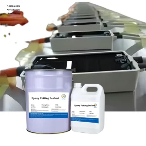 High Thermal Conductivity Black Two-Component Epoxy Potting Sealant for Construction Electronic Components