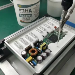 High-Thermal-Conductivity Silicone Potting Sealant HY584 for PCB and Electronic Components