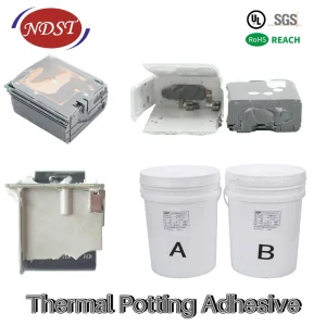 High Thermal and Flame Retardant Silicone Two Component Potting Compound for Electronic Sealing
