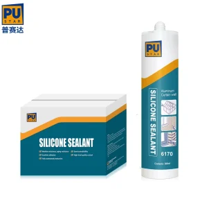 High Transparency Neutral Cure Silicone Transparent Sealant for Construction & Woodworking Glass Glazing ISO9001 Certified