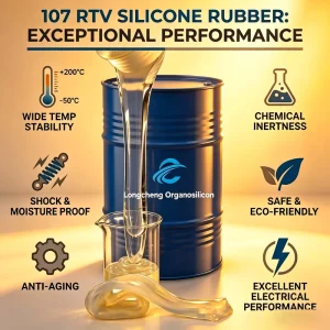 High-Viscosity 107 Two-Component Liquid Silicone Rubber for Mold Making, Woodworking, and Construction