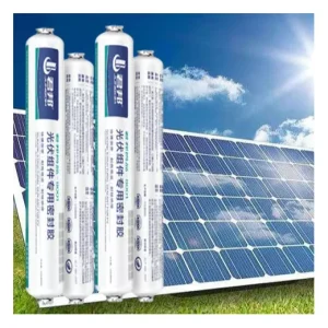 High and Low Temperature Waterproof Silicone Sealant 600ml for Solar PV Modules, Construction and Packing