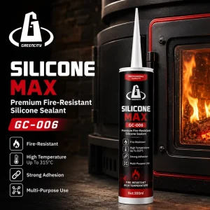 High temperature 100 Rtv Fire Resistant Silicone Sealant Colored Structural Bathroom Adhesive Fish Glass Aquarium Sealant