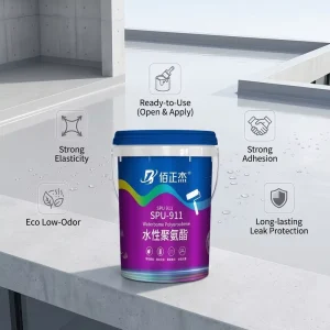 Highly Elastic PU Polyurethane Waterproof Coating Anti Crack Liquid Sealant Membrane Paint for Concrete Flat Roofs Balcony Decks