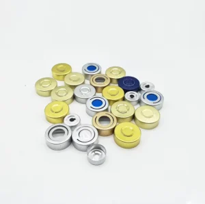 ISO Certified Sterile 13mm 20mm Pull-Ring Aluminum Tear-Off Caps for Pharmaceutical, Laboratory, and Injection Vials
