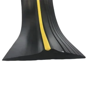 Indoor and Outdoor PVC Cable Protector Ramp Cover with Rubber Floor and Garage Door Seal