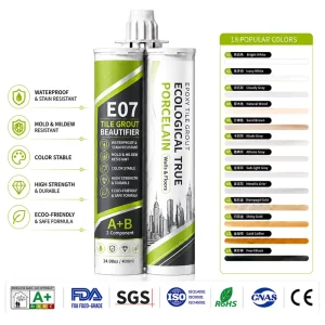 Injectable Epoxy Tile Grout Sealant Tube Pack
