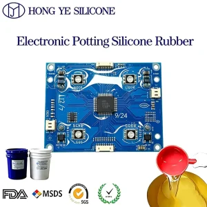 Insulation and Moisture proofing Liquid Silicone Sealing Electronic PCBs Platinum Cured with High Temperature Resistance
