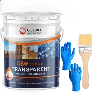 Invisible Waterproof Polyurethane-Based High Strength Durable Liquid Sealant for Indoor and Outdoor Roof Leak Repair