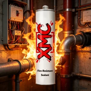 Isocyanate-Free Odorless Ageing-Resistant Black Silicone Fire-Rated Sealant for Construction, Kilns, Tapes, and Chimneys