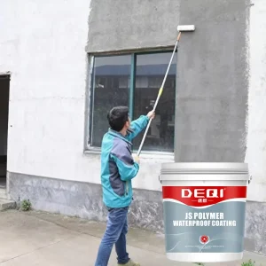 JS Polymer Cement-Based Two-Component Waterproof Coating for Walls, Tiles, Roofs, and Bathrooms
