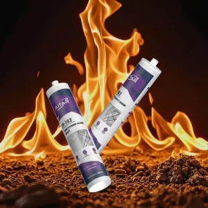 JT702 Organic Silicone 107 Glue Flame Retardant Sealant for Fire Prevention and Indoor Decoration