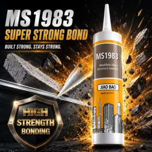Jiaobao Shockproof MS Sealant Anti Vibration Glue for Industrial Equipment Assembly CE Certified
