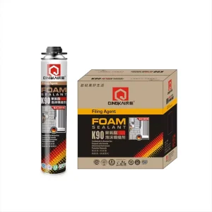 K90 Expanding Liquid Insulation Mount For Filling Spray Silicone Foam Sealant For Construction