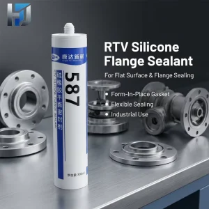 KD587 RTV Flange Sealant for Machinery Parts, Pumps, Valves, Pipes, and Gearboxes