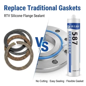 Industrial Silicone Sealant for Metal Flanges Pumps Valves Gearboxes and Pipe Joints