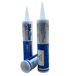 KE-45-W White Room-Temperature-Cure Silicone Rubber Adhesive Sealant for Electronic Gaskets