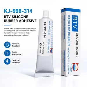 KEJIA KJ 998 314 Electronic Potting Glue Low Volatile Silicone Adhesive OA Equipment Sealant Moisture Proof Shockproof