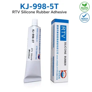 KJ-998-5T Acetic Silicone Sealant Neutral RTV Glue for Fiber Garment and Construction High Strength Flexible