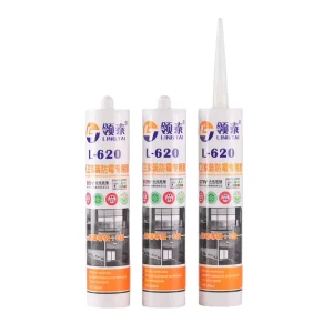 L-620 Glass Sealant Kitchen Bathroom Anti-Mildew 300ml Neutral Silicone Waterproof Fast Curing