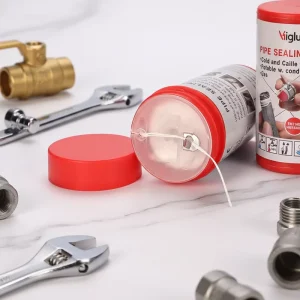 L55 White Pipe Thread Sealing Cord for Gas Oil Water Fire and Air Conditioner Pipes