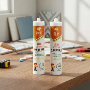 LT 798 Professional Large Plate Glass Silicone Glue 300ml Eco friendly Aquarium Safe Sealant for Kitchen Construction Glass