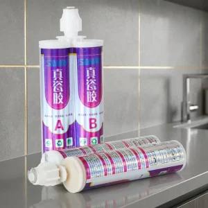 Light Gold Double-Tube Two-Component Waterproof Flexible Epoxy Tile Grout for Penny Tiles and Bathrooms