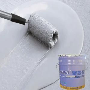 Liquid Polyurethane Waterproof Coating for Metal Roofs Walls and Basements High Strength Microporous