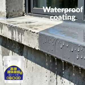 Liquid Rubber Waterproof Coating for DIY Roof and Foundation Applications