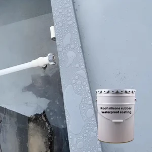 Liquid Rubber Waterproof Modified Silicone Coating for Concrete Roofs and Floors