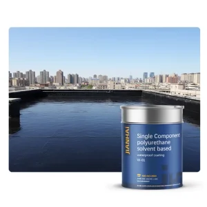 Liquid Waterproofing Membrane Flexible Roof Terrace Sealant One Component Moisture Curing Polyurethane